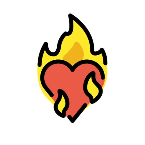 ️‍ Corazón En Llamas Emoji