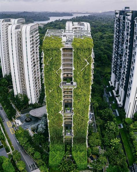 This Apartment Building In Singapore Sustainable Architecture Amazing