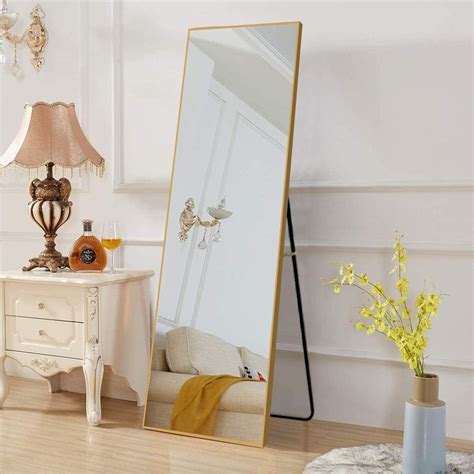 Neutype Full Length Standing Floor Mirror With Aluminum Alloy Thin