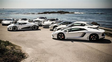 Collection Of White Supercars Wallpaper Download 3840x2160