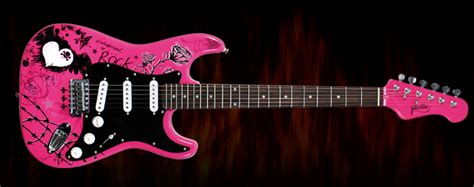 Jaxville Guitars Jaxville Pink Punk Guitar