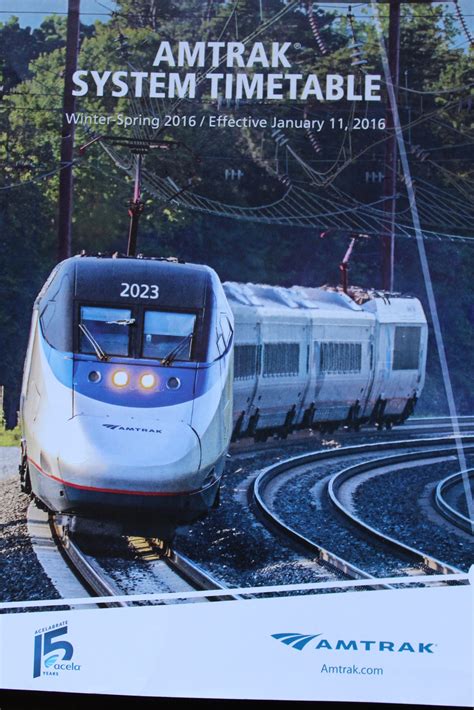 Amtraks Printed Timetable Days Are Finished Trains Magazine