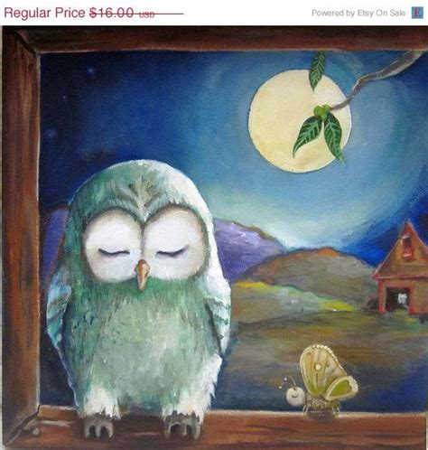 Lucky You Sale The Owl And The Bug Art Print On By Darlingromeo 1440