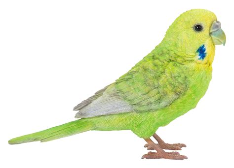Green Parakeet Figurine