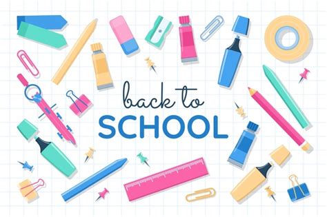 Free Vector Back To School Background With Funny Pencils
