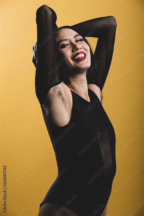 Asian Woman With Hairy Armpits Portrait Stock Photo Adobe Stock