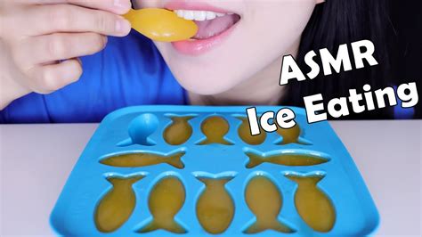 Asmr Ice Eating Extremely Crunchy Sounds No Talking 咀嚼音 吃冰塊