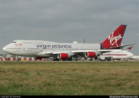 G Vwow Virgin Atlantic Boeing 747 400 At London Heathrow Photo Id