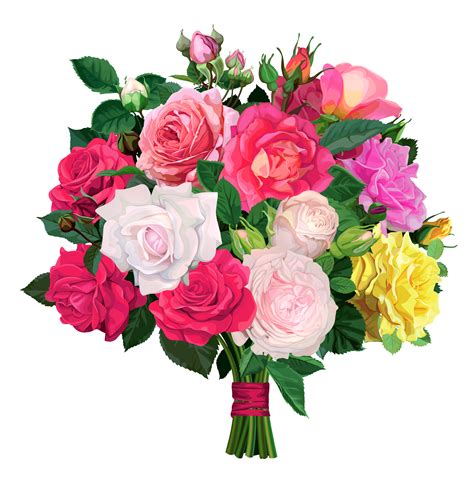 Bouquet If Flowers Vector Art Trovex Diamond Colours