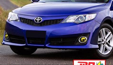 2012 Toyota Camry Precut Yellow Fog Light Overlays Tint