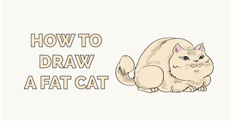 View Fat Cat Drawing Background