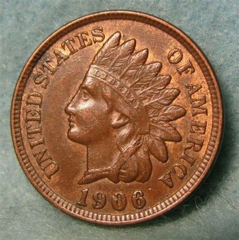 In 1864 the composition was changed to 95 percent copper and 5 percent tin with a reduced weight of 3.11 grams. 1906 Indian Head Penny AU-UNC With Liberty & Near 4 ...