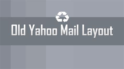 305,725 likes · 518 talking about this. Get old Yahoo Mail layout version - YouTube