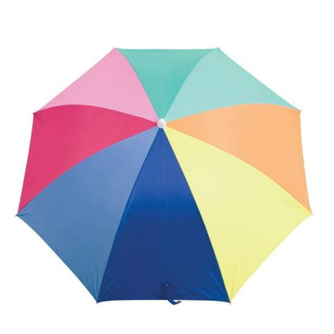 Rio Beach 6 Ft Sun Screening Beach Umbrella Multi Colored Pattern