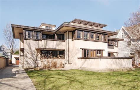 Frank Lloyd Wrights Restored Oscar B Balch House In Chicago Hits The