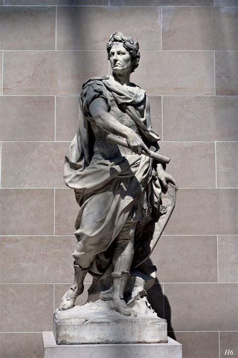 Julius Caesar Nicolas Coustou Louvre Museum Roman Sculpture Statue Roman Art
