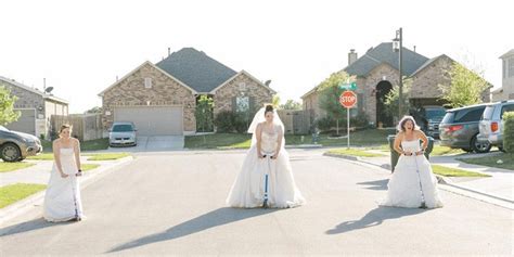 Texas Women Stage Wedding Dress Wednesday Photo Shoot While Social