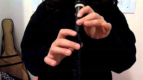 This melody is within the recorder. How to play Mary had a little lamb - flute recorder - YouTube