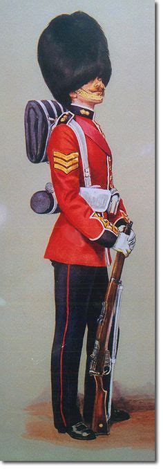 Grenadier Guards Sergeant In Marching Order 1830 British Uniforms