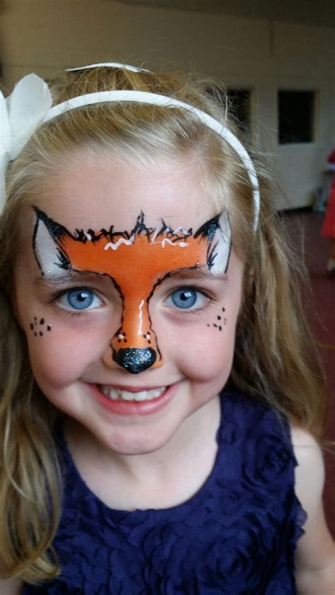 Foxy Face Painting By Berryblue Co Uk Superhero Face Painting Face