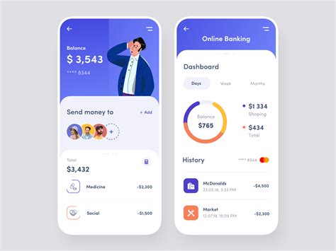 Mobile App Online Banking By Afterglow On Dribbble