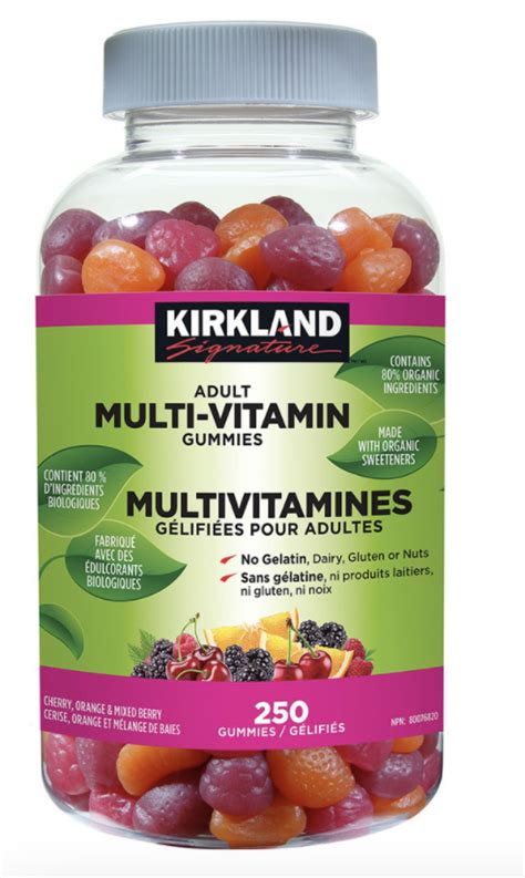 Kirkland Signature Adult Multi Vitamin Gummies 250 Gummies Delivery
