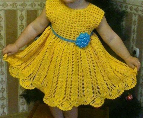 Vestidos De Niñas Tejidos Al Crochet