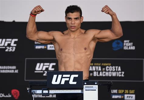 Ufc 253 Weigh In Paulo Costa Looks Ripped As He Hits 185lb To Confirm