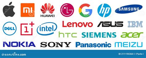 Top Electronic Companies Logo World S Leading Computer Brands Apple