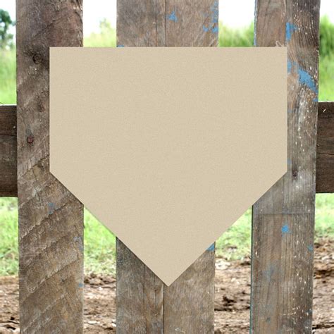 Baseball Home Plate Unfinished Cutout, Wooden Shape, Paintable MDF ...