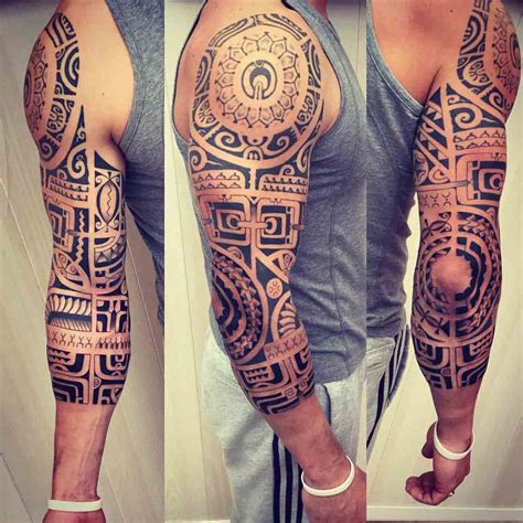 Polynesian Half Sleeve Tattoo Best Tattoo Ideas Gallery Tatuajes
