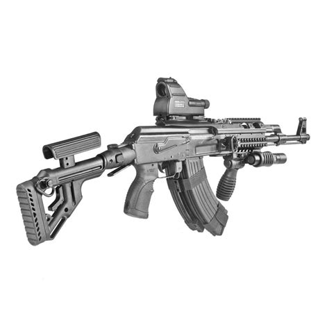 Fab Defense Milled Ak 47 Tactical Folding Stock W Cheek
