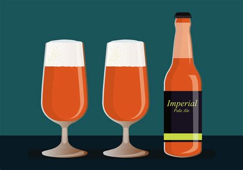 Imperial Pale Ale Vector Illustration 201328 Vector Art At Vecteezy