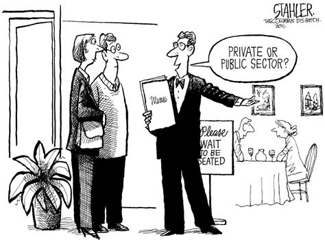 We hear politicians and the media talk about the importance of the private sector and the public sector of our economy. The 'public' and the 'private' in the shaping of markets ...