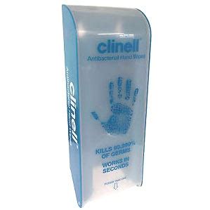 Clinell Individual Hand Wipe Wall Mounted Dispenser