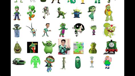 Which One Of These Green Characters Are Better Youtube