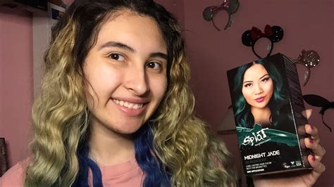 Dying My Hair With Splat Rebellious Colors In Midnight Jade Review