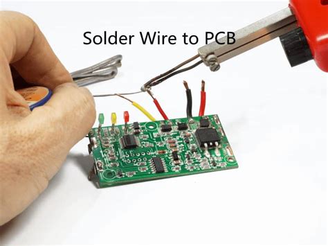 How To Solder Wire To Pcb