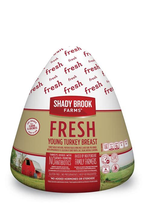 Shady Brook Farms Fresh Bone In Turkey Breast 3 8 Lbs Serves 2 6