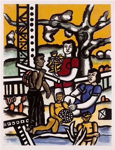 The Camper By Fernand Leger Art Reproduction From Wanford