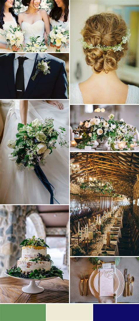5 Spring Wedding Color Palette Ideas Navy Wedding Colors