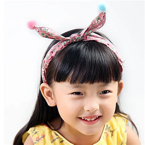 Buy Lovely Simple Cotton Hair Balls Baby Hairbands