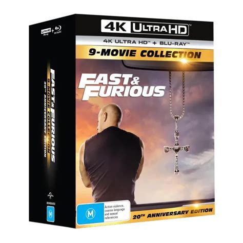 Fast And Furious 9 Movie Collection 4k Uhd Blu Ray New And Sealed