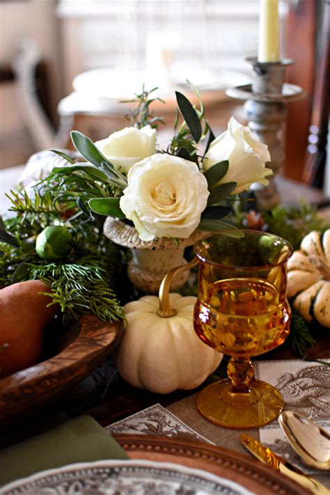 Follow The Yellow Brick Home Four Elegant Thanksgiving Tablescape