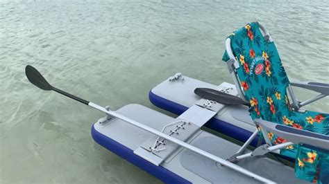 Prototype Of Pedal Drive Catamaran Video Pedal Powered Kayak