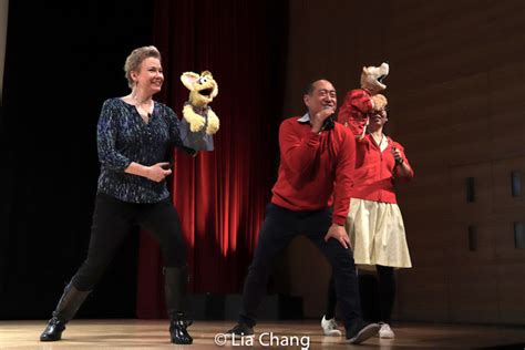 Photos Alan Muraoka And Sesame Street Muppeteers Jennifer Barnhart And