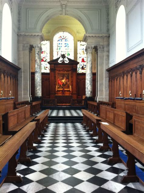 The Chapel By Christopher Wren At Pembroke College Cambridge