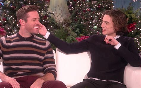 Armie Hammer Recalls His Passionate Makeout Session With Timothée