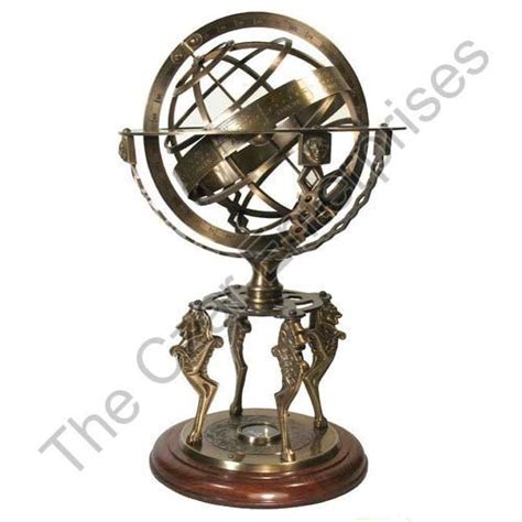 Armillary Sphere Globe Authentic Models Atlas Armillary Sphere Globe
