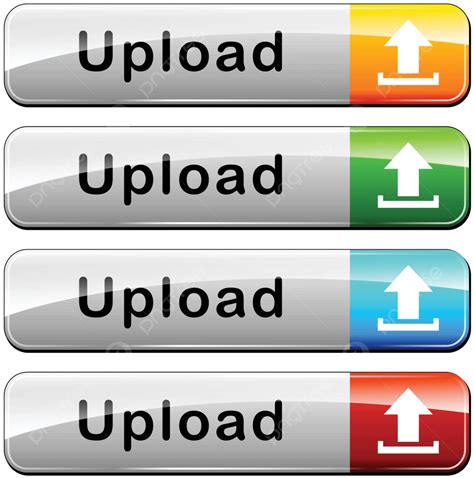 Upload Buttons Up Blue White Vector Up Blue White Png And Vector